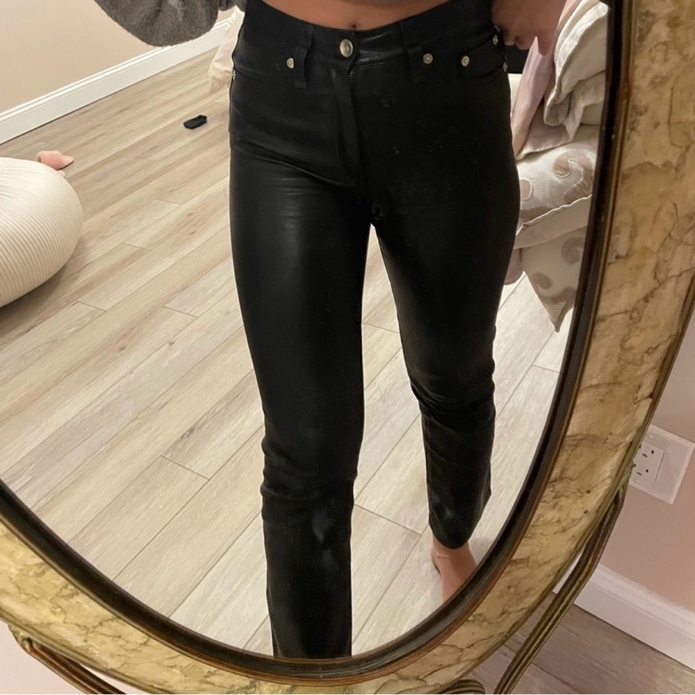 Rag & Bone genuine leather pants